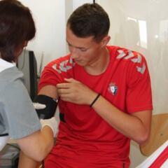 Osasuna inicia con los canteranos los reconocimientos médicos