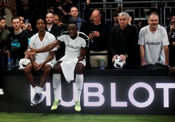 Mourinho, Patrick Kluivert, Stephane Chapuisat y Usain Bolt.