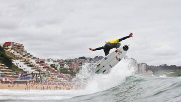 Reñaca abre circuito de surf con miras a los Juegos Olímpicos