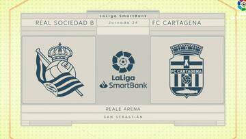 Resumen y goles del Real Sociedad B vs. Cartagena de LaLiga SmartBank