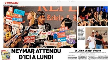 L'Equipe: Neymar firmará el lunes