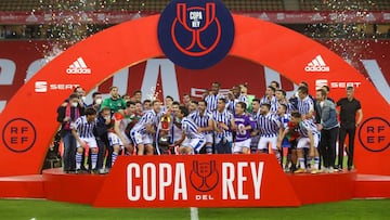 La Real Sociedad tuvo que esperar un año extra para conseguir su segunda Copa del Rey. Un título que entró en la historia por varias razones, entre ellas que era la primera final copera que disputaban Athletic y Real Sociedad y la segunda que era la primera vez que la Copa se disputaba en tres años distintos (2019, 2002 y 2021).