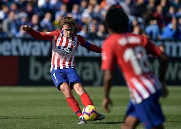 Leganés 0-1 Atlético de Madrid | Griezmann rompió el marcador con una falta directa que entró ante la mirada del portero del Leganés. 