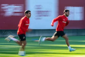 Ricardo Horta en un entrenamiento con el Braga.
