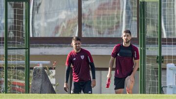 Nolaskoain con Yeray en Lezama.