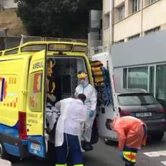 Un jugador del Fuenlabrada fue trasladado al hospital