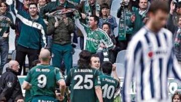 <b>TRIUNFO DE ORO. </b>El Racing de Ferrol logró tres puntos en su visita al campo de la Real Sociedad.