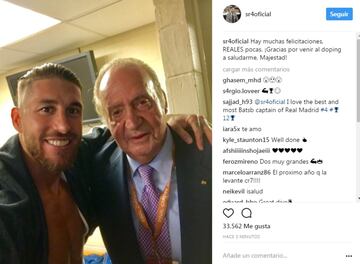 Los jugadores celebran la Champions en las redes sociales