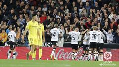 Valencia 2-1 Villarreal: resumen, resultado y goles del partido