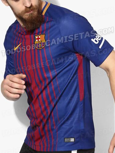 Se filtra la nueva camiseta del Barcelona 2017 - 18
