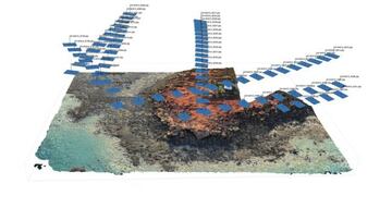 Un mapa 3D generado con la combinaci&oacute;n de tecnolog&iacute;as documentando la autopista de dinosaurios