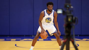 The Golden State Warriors had fun on Media Day and this video of Andrew Wiggins doing the Warriors chant with a high-pitched voice will make you laugh, too.