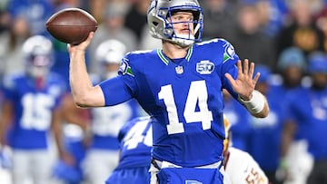 Sam Darnold threw for four touchdowns at Northwest Stadium on Sunday, as the Seattle Seahawks continued their winning sequence.