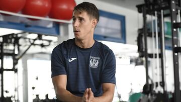 El jugador del Leganés Alexander Szymanowski.