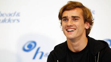 Griezmann, en el acto de H&amp;S.