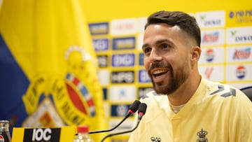05/02/2026 FUTBOL SEGUNDA DIVISION TEMPORADA 25/26 UD LAS PALMAS Rueda de prensa de Kirian