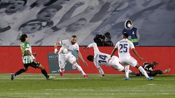 Un instante del Real Madrid-Betis.