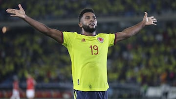 El delantero colombiano alcanzó los tres tantos en Eliminatorias y es el máximo goleador de Colombia