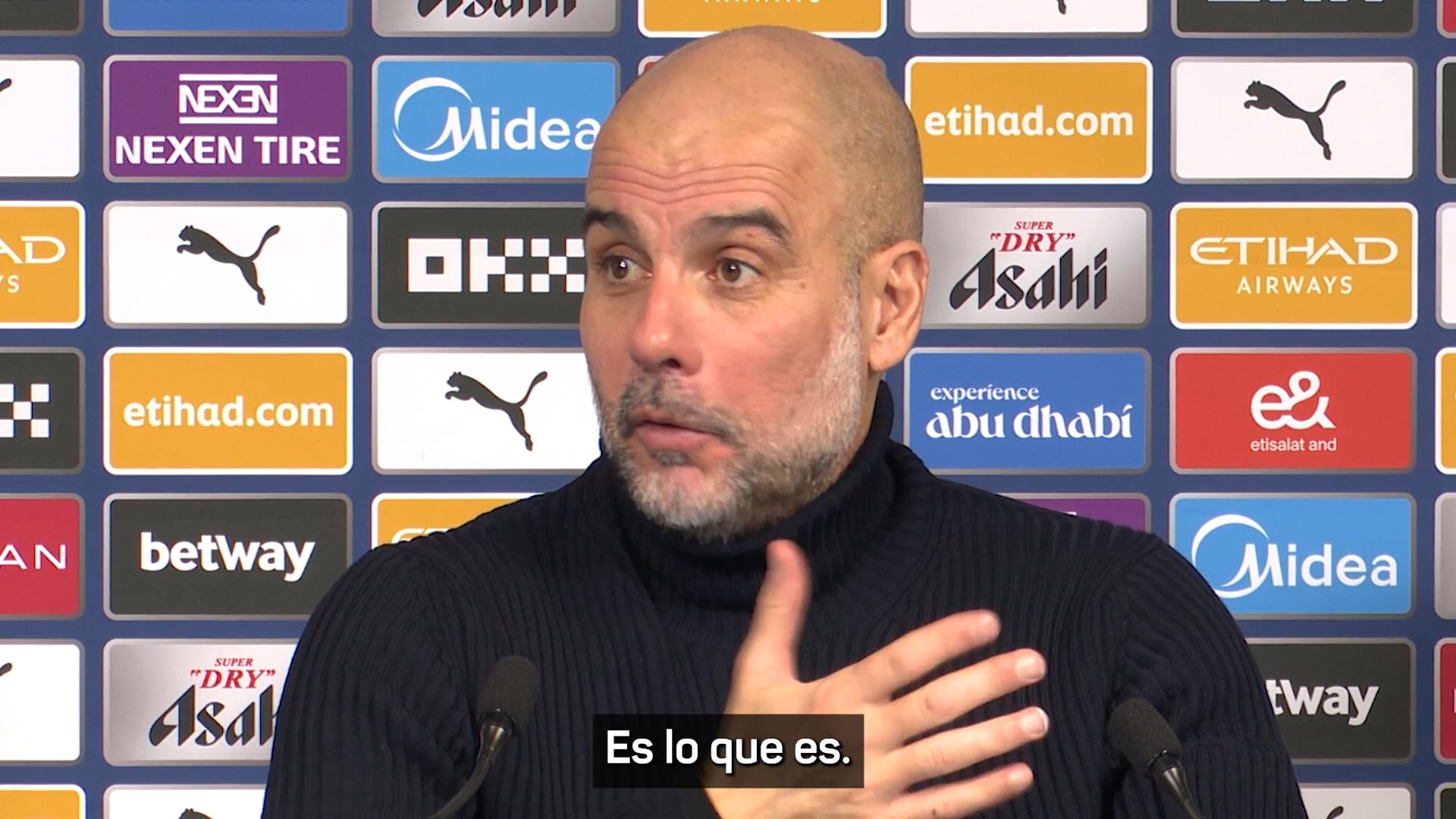 Guardiola sigue enrocado en encontrar una solucin para el City y no puede ser ms claro