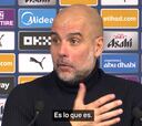 Guardiola sigue enrocado en encontrar una solución para el City y no puede ser más claro