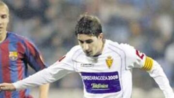 <b>LA JOYA SE VA. </b>Cani, en un partido de esta temporada frente al Barcelona.