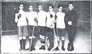 El Azul Hockey Club, campeón de España en 1923.