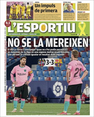 La prensa catalana explota: "No se la merecen..."