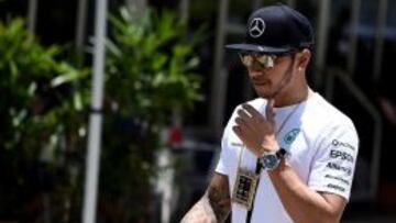 Lewis Hamilton en Sepang