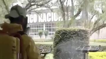 Nacional desinfecta su sede para prevenir el coronavirus