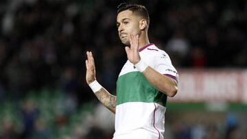 05/03/16 PARTIDO LIGA SEGUNDA DIVISION 
 ELCHE - LLAGOSTERA
 GOL ELCHE 1-1
 SERGIO LEON