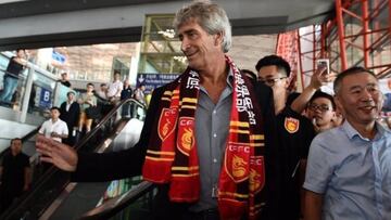 Pellegrini vio desde la tribuna derrota del Hebei Fortune