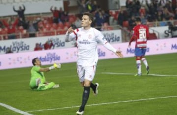 1-0. Gameiro celebró el primer tanto.