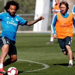 Bale, Reguilón y Keylor no se entrenan con sus compañeros