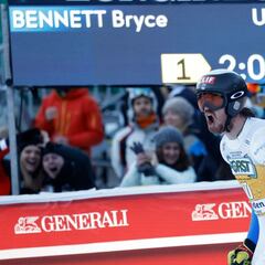 Bennett gana en Val Gardena; Goggia, en Val d'Isere