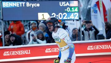 Bennett gana en Val Gardena; Goggia, en Val d'Isere