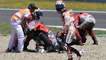 Pedrosa, Dovi y Lorenzo.