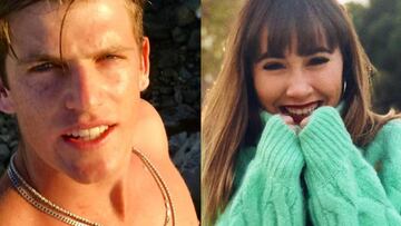 Aitana y Miguel Bernardeu, cazados bes&aacute;ndose.