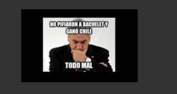 Los memes tras el triunfo de Chile