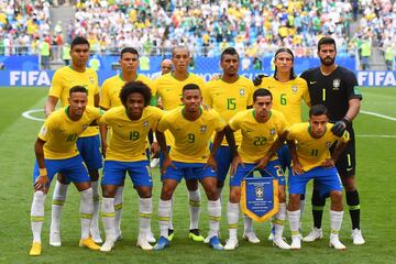 Once inicial de Brasil.