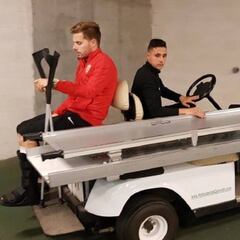 Mandi se rompe el tendón de Aquiles y estará 6 meses fuera