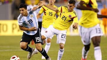 El volante Nicol&aacute;s Benedetti debut&oacute; con la Selecci&oacute;n Colombia en el partido amistoso contra Argentina disputado en el estadio MetLife de New Jersey.