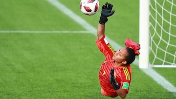 El arco del Tri Femenil Sub-17 luce seguro gracias a su calidad y experiencia a su corta edad, aunque su intención no era custodiarlo en un principio.