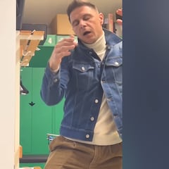 Volvió a hacer de las suyas: Joaquín sacó los pasos prohibidos al ritmo de Bad Bunny