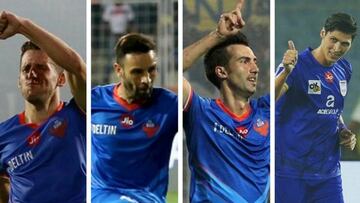 Coro, Arana, Lanzarote y Rafa Jordá, cuatro de los 12 españoles que ya han marcado en la Superliga India.