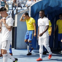 El debut de Vinícius Júnior con el Castilla en imágenes