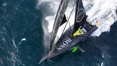 El &#039;Hugo Boss&#039; de Alex Thomson, uno de los favoritos para ganar la Barcelona World Race 2019.