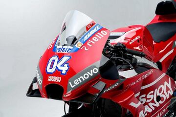 La moto de Andrea Dovizioso.