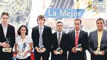 <b>GALARDONADOS. </b>En la Gala en el Berbanéu se entregaron los premios a los mejores de 2005-06.