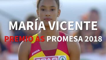 María Vicente, Premio AS Promesa 2018: el futuro le pertenece