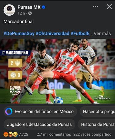 Jorge Máynez en modo analista; así criticó a Pumas tras la derrota frente a Necaxa